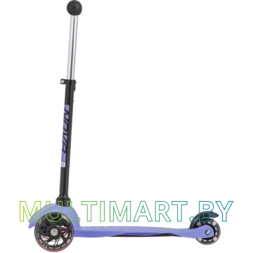 Самокат Novatrack Disco-Kids Basic 120H.DISCOKIDS.BVL20 (черный/фиолетовый, 2020) картинка 3